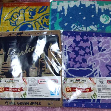 제일복권 Mrs. GREEN APPLE G상 자카드 타월 4종 세트
