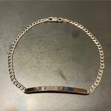 ITALY MADE SILVER925 ID PLATE BRACELET