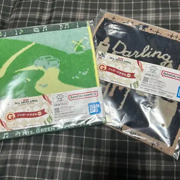 미세스 1번 복권 G상 자카드 타월 2장 세트