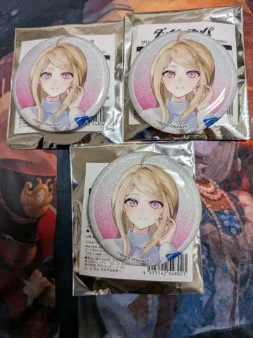 단간론파 로손 글리터 캔뱃지 아카마츠 카에데