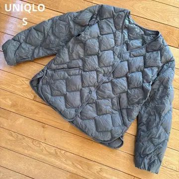 새상품급 UNIQLO 울트라 라이트 다운 릴랙스 자켓 S 카키