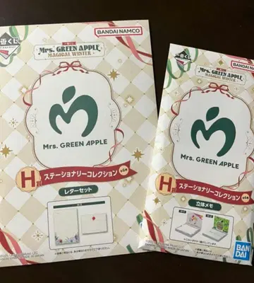 Mrs. GREEN APPLE 미세스 제일복권 레터 세트 메모 Dear