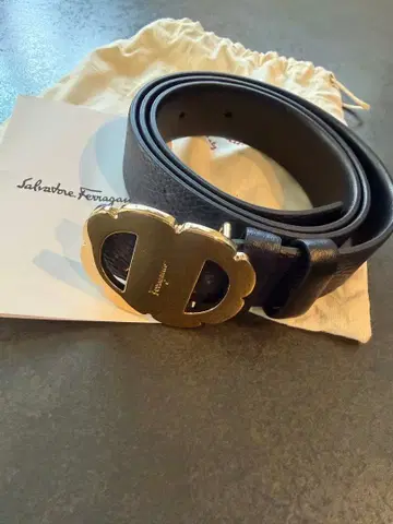 Salvatore Ferragamo 네이비 벨트