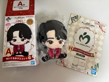 미세스 Mr's GREEN APPLE 봉제 인형 A상 제일복권