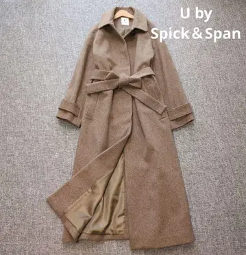 스픽 앤 스팬 최근 모델 가을/겨울 스텐카라 코트 벨트 포함