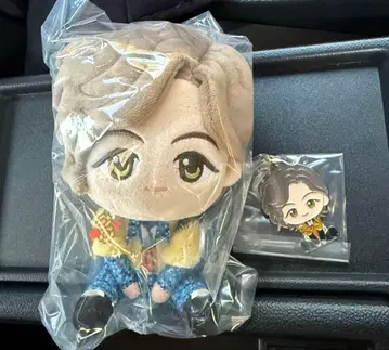 미세스 제일복권 봉제 인형 마스코트 메탈 참 후지사와 료카