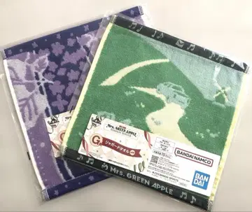 g상 자카드 타월 2개 세트 제일복권 미세스 그린애플