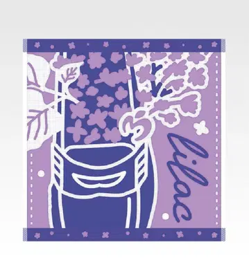 Mrs. GREEN APPLE 제일복권 G상 자카드 타월 라일락