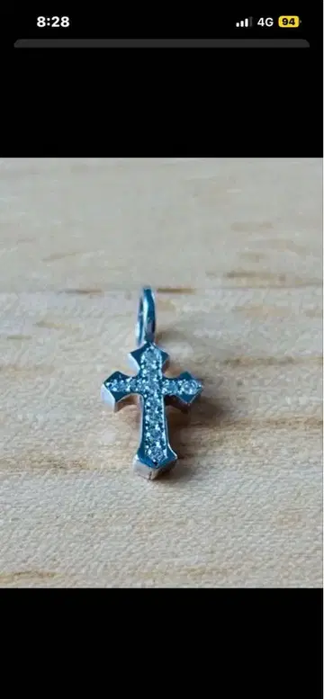 스톤 부착 크로스형 참 SYMPATHY OF SOUL(S.O.S)