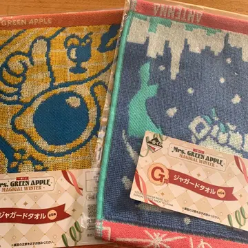 [ G상 ] Mrs. GREEN APPLE 미세스 제일복권 자카드 타월