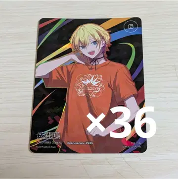 니지산지 나루세 나루 니지 페스티벌 컬렉션 카드 x 36