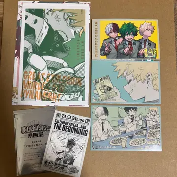 히로아카 원화전 원신 카드 메모리얼 컬렉션 특전 스티커 바쿠고