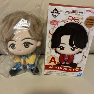 미세스 제일복권 A상 후지사와 료카 봉제 인형 마스코트 미세스 그린애플