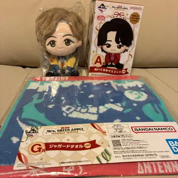 미세스 제일복권 A상 후지사와 료카 봉제 인형 마스코트 미세스 그린애플