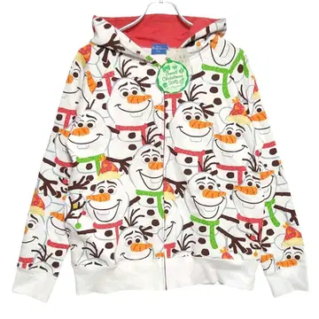 [ 택 포함 올 패턴 올라프 ] 디즈니 Disney 후드티 풀오버