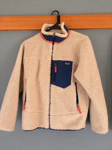 patagonia 플리스 자켓 XL 크림/네이비
