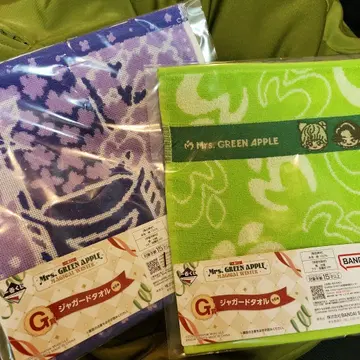 Mrs. GREEN APPLE 1번 복권 G상 재규어 타월 미개봉