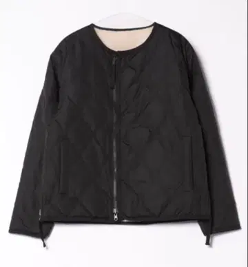 [컨디션 최상] TAION 타이온 퀼팅 보아 2WAY 자켓 S