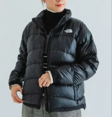 새상품급 THE NORTH FACE 블랙 다운 자켓 L