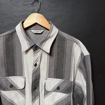 쿠티 cootie 스트라이프 셔츠 M 사이즈 와이드