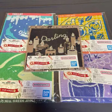 Mrs. GREEN APPLE 자카드 타월 5장 세트