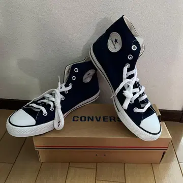 새상품 CONVERSE 네이비 하이컷 스니커즈 27.0cm