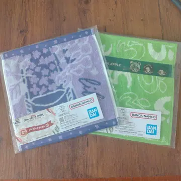 미세스 그린애플 제일복권 G상 자카드 타월 2종 세트