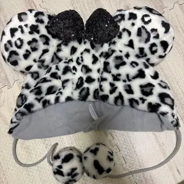 디즈니 팬캡 레오파드 무늬