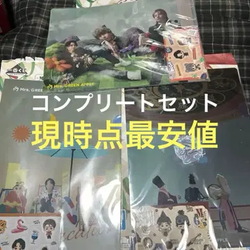 제일복권 미세스 그린애플 H상 클리어 파일&스티커 시트