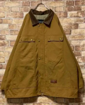 브라운 오버사이즈 덕 자켓