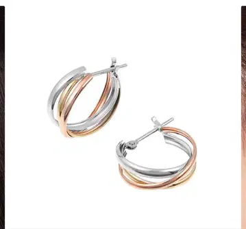 쥬얼리 츠츠미 K10 후프 귀걸이