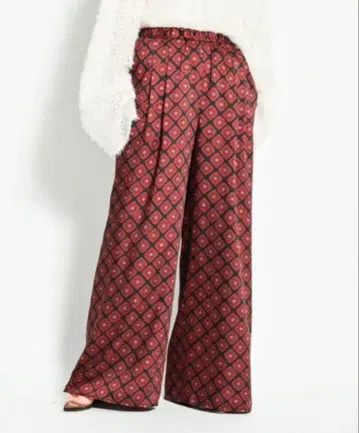 겨울 대세일 CITYSHOP 프린트 이지 팬츠 네이비