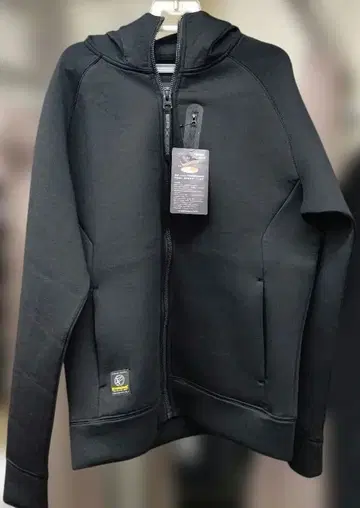 이븐리버 블랙 풀 집업 후드티 2WAY 스타일 L