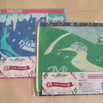 미세스 그린애플 제일복권 G상 자카드 타월 2장 SET