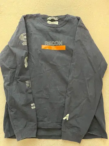 AVIREX 긴팔 T셔츠 XL 다크 블루