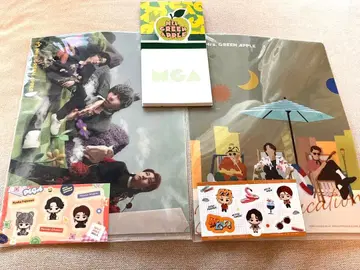 제일복권 미세스 그린애플 H상 클리어 파일&스티커 입체 메모