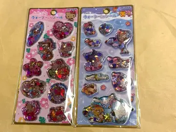 워터 씰 산리오 공식 2종 세트