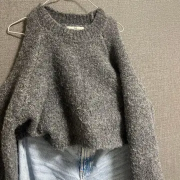 SLY 그레이 오프숄더 스웨터 FREE