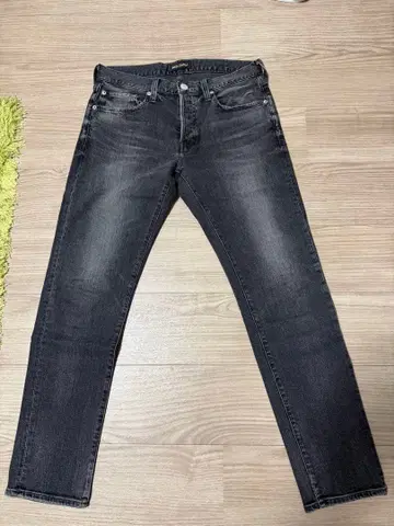 새상품급 RED CARD rhythm 블랙 유즈드 스트레치 데님