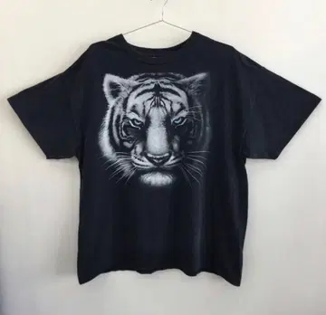 DOM 화이트 타이거 호랑이 남성용 반팔 티셔츠