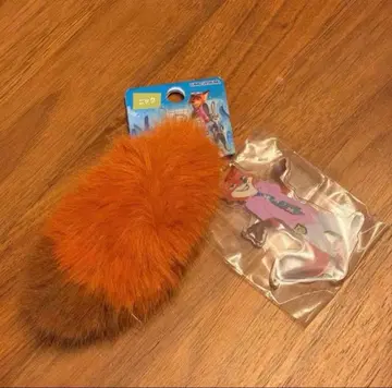 완판템 주토피아2 꼬리 달린 키링 닉 극장 굿즈