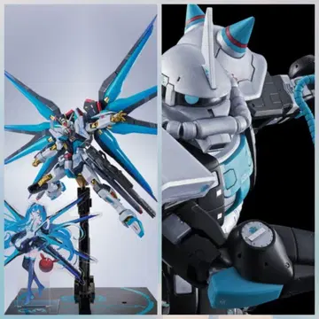 메탈 로봇혼 프리덤 건담 이식 RG ZAKUII 하츠네 미쿠