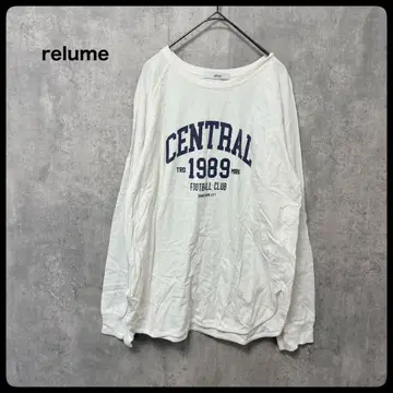 relume 래글런 슬리브 칼리지 롱 슬리브 TEE