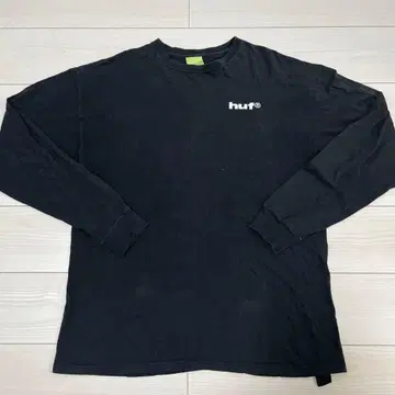 HUF 롱 슬리브 티셔츠 XL 블랙 하프 긴팔 티셔츠