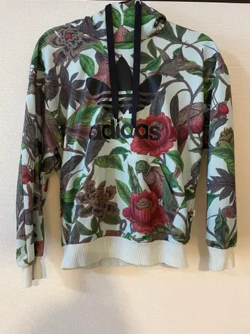 adidas 오리지널스 꽃무늬 후드티 아디다스 S 사이즈
