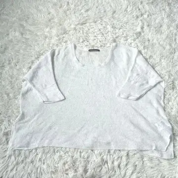 theory luxe 띠어리 럭스 린넨 티셔츠 화이트