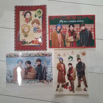 Mrs. GREEN APPLE 오리지널 비주얼 시트 미세스 4종 세트