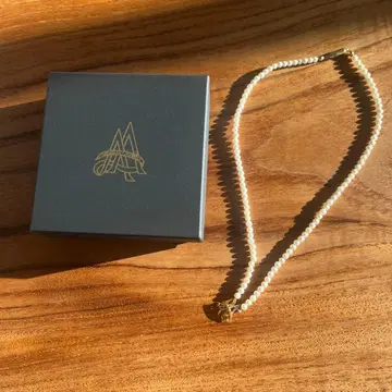 EXILE ATSUSHI 펄 골드 참 목걸이