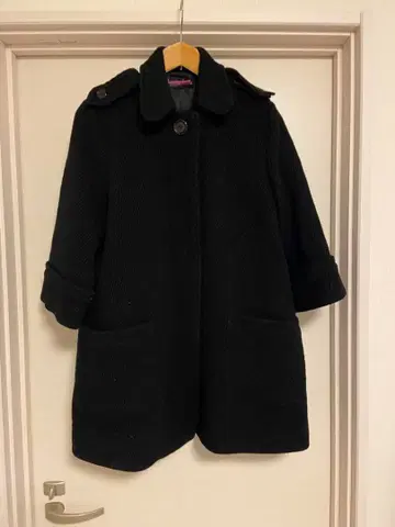 울 코트 하프 기장