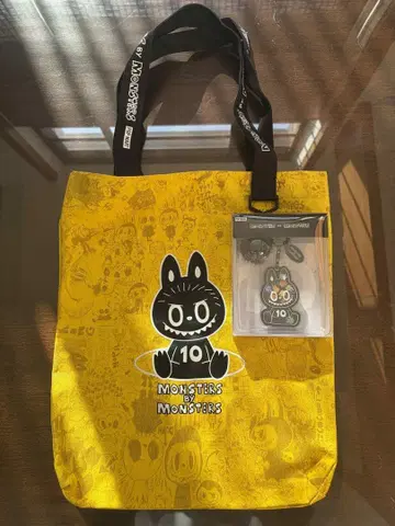 10주년 LABUBU 키링 참과 토트백 세트 LABUBU